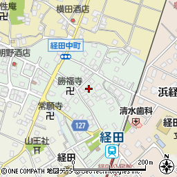 富山県魚津市経田中町2-22周辺の地図
