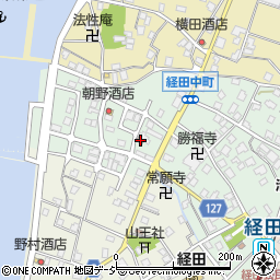 経田郵便局周辺の地図