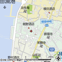 富山県魚津市経田中町16周辺の地図