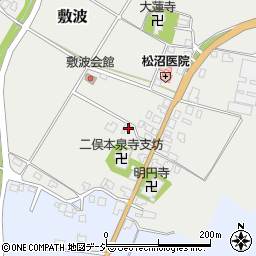 石川県羽咋郡宝達志水町敷波チ121周辺の地図