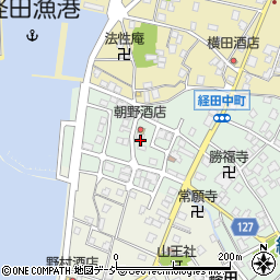 富山県魚津市経田中町16-9周辺の地図