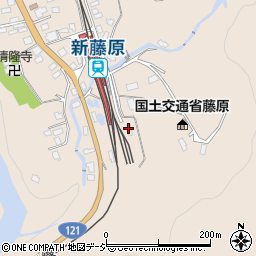 野岩鉄道株式会社　鉄道部周辺の地図