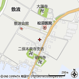 石川県羽咋郡宝達志水町敷波チ258周辺の地図
