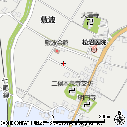 石川県羽咋郡宝達志水町敷波え周辺の地図