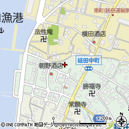 富山県魚津市経田中町9周辺の地図
