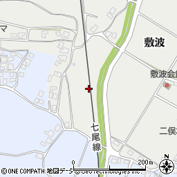 石川県羽咋郡宝達志水町敷波ニ周辺の地図