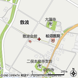 石川県羽咋郡宝達志水町敷波チ周辺の地図