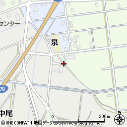 富山県氷見市中尾79周辺の地図