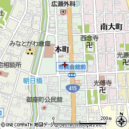 富山県氷見市本町11周辺の地図