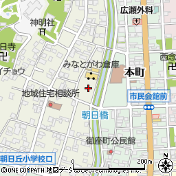 富山県氷見市朝日本町12周辺の地図