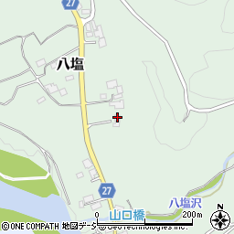 栃木県大田原市八塩134周辺の地図