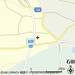 富山県黒部市枕野400-1周辺の地図