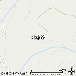 長野県小谷村（北安曇郡）北小谷周辺の地図