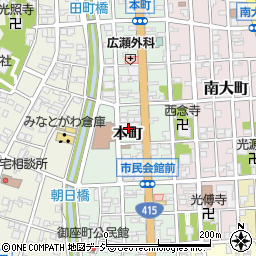 クニモト本店周辺の地図