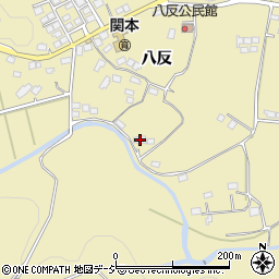 茨城県北茨城市関本町八反283-2周辺の地図