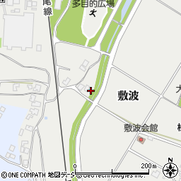 石川県羽咋郡宝達志水町敷波ホ周辺の地図
