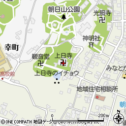 上日寺周辺の地図