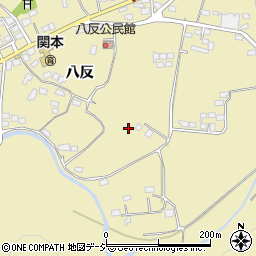 茨城県北茨城市関本町八反206周辺の地図
