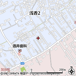 栃木県大田原市浅香2丁目3574-103周辺の地図