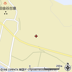 石川県羽咋郡宝達志水町散田子周辺の地図
