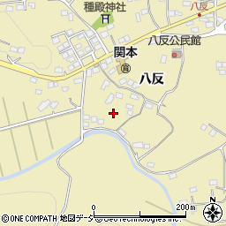 茨城県北茨城市関本町八反周辺の地図