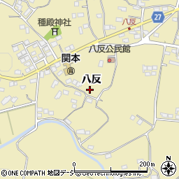 茨城県北茨城市関本町八反190周辺の地図