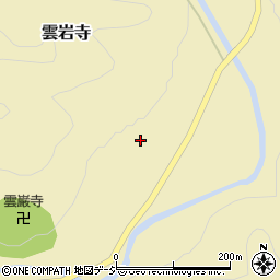 栃木県大田原市雲岩寺52-1周辺の地図