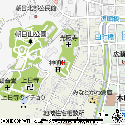 蓮乗寺周辺の地図