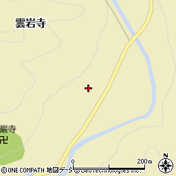 栃木県大田原市雲岩寺74周辺の地図