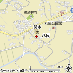 茨城県北茨城市関本町八反187周辺の地図