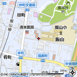 飯山市　子ども館きらら周辺の地図