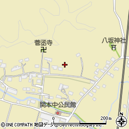 茨城県北茨城市関本町関本中周辺の地図