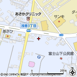 栃木県大田原市富士見1丁目1791-4周辺の地図