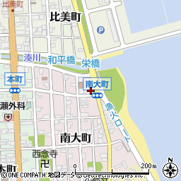 呉服卸高井商店周辺の地図