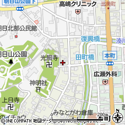 入江神社周辺の地図