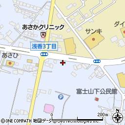 栃木県大田原市富士見1丁目1791-10周辺の地図