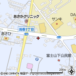 栃木県大田原市富士見1丁目1791-10周辺の地図