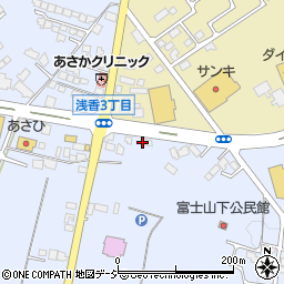 栃木県大田原市富士見1丁目1791-11周辺の地図