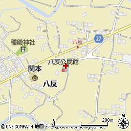 茨城県北茨城市関本町八反146周辺の地図