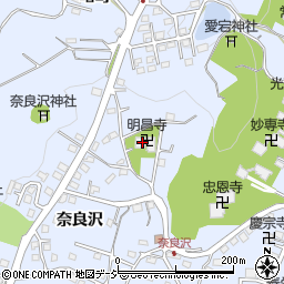 明昌寺周辺の地図