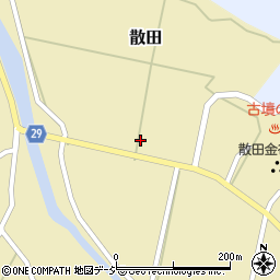 石川県羽咋郡宝達志水町散田に38周辺の地図