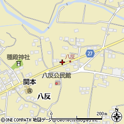 茨城県北茨城市関本町八反105周辺の地図