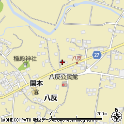 茨城県北茨城市関本町八反104周辺の地図