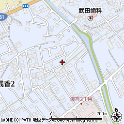 栃木県大田原市浅香2丁目3574-443周辺の地図