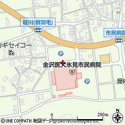 北陸銀行金沢医科大学氷見市民病院前 ＡＴＭ周辺の地図