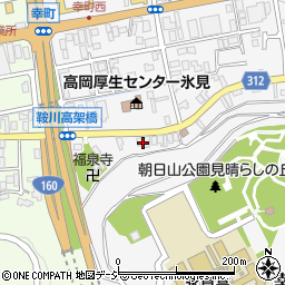 鞍川中町線周辺の地図