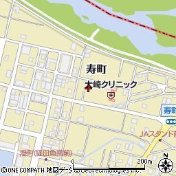 富山県魚津市寿町4-13周辺の地図