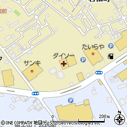 ダイソーアクロスプラザ大田原店周辺の地図