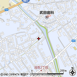 栃木県大田原市浅香2丁目3574-439周辺の地図