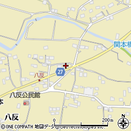 茨城県北茨城市関本町八反38周辺の地図